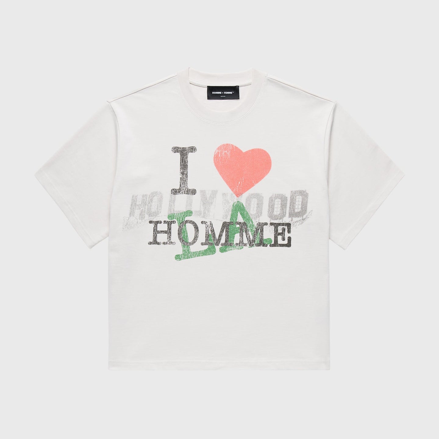 I Love Homme Tee White