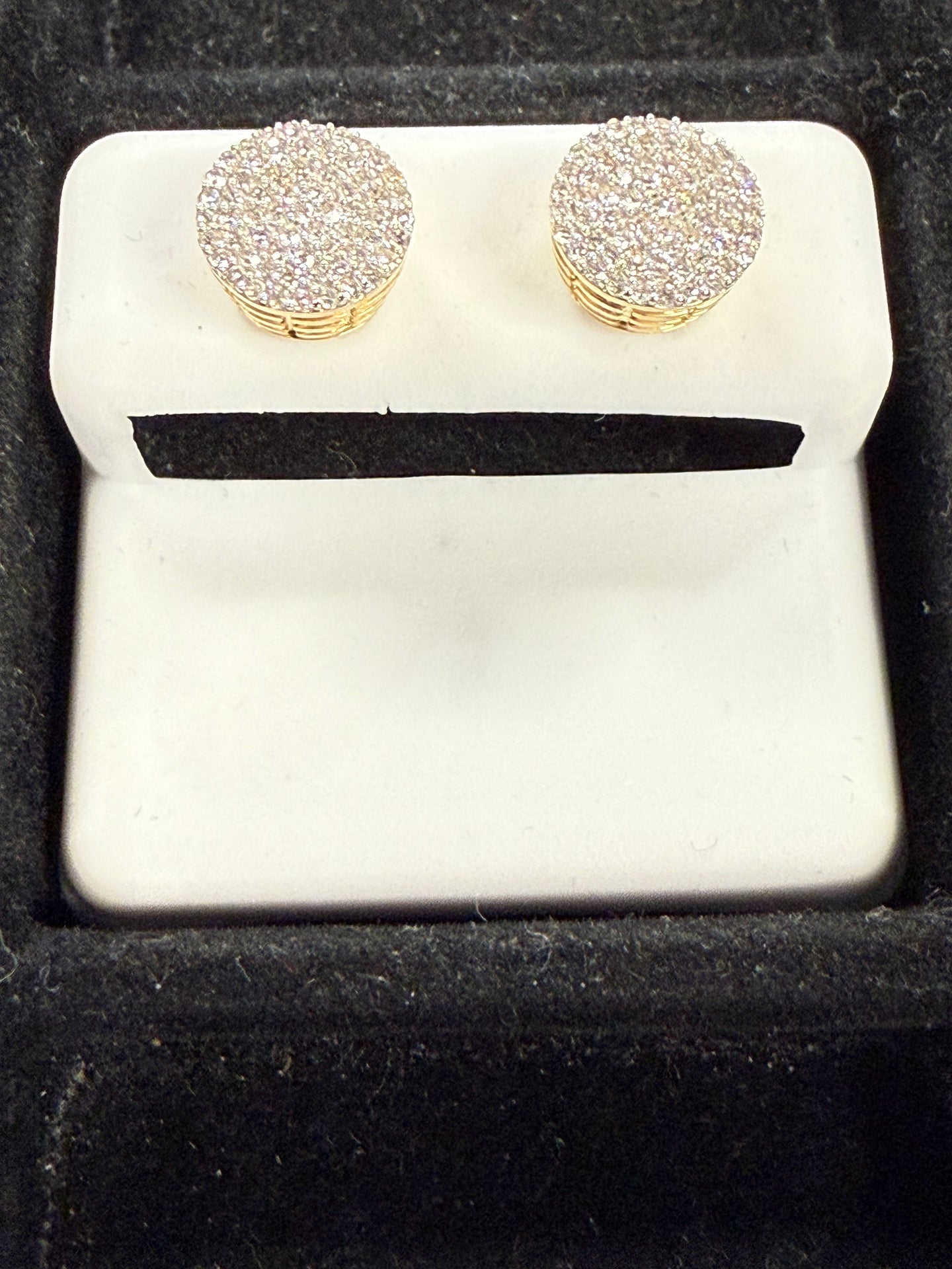 14k Gold Diamond Earrings