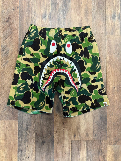 Camo Bape Shorts (Light Green)