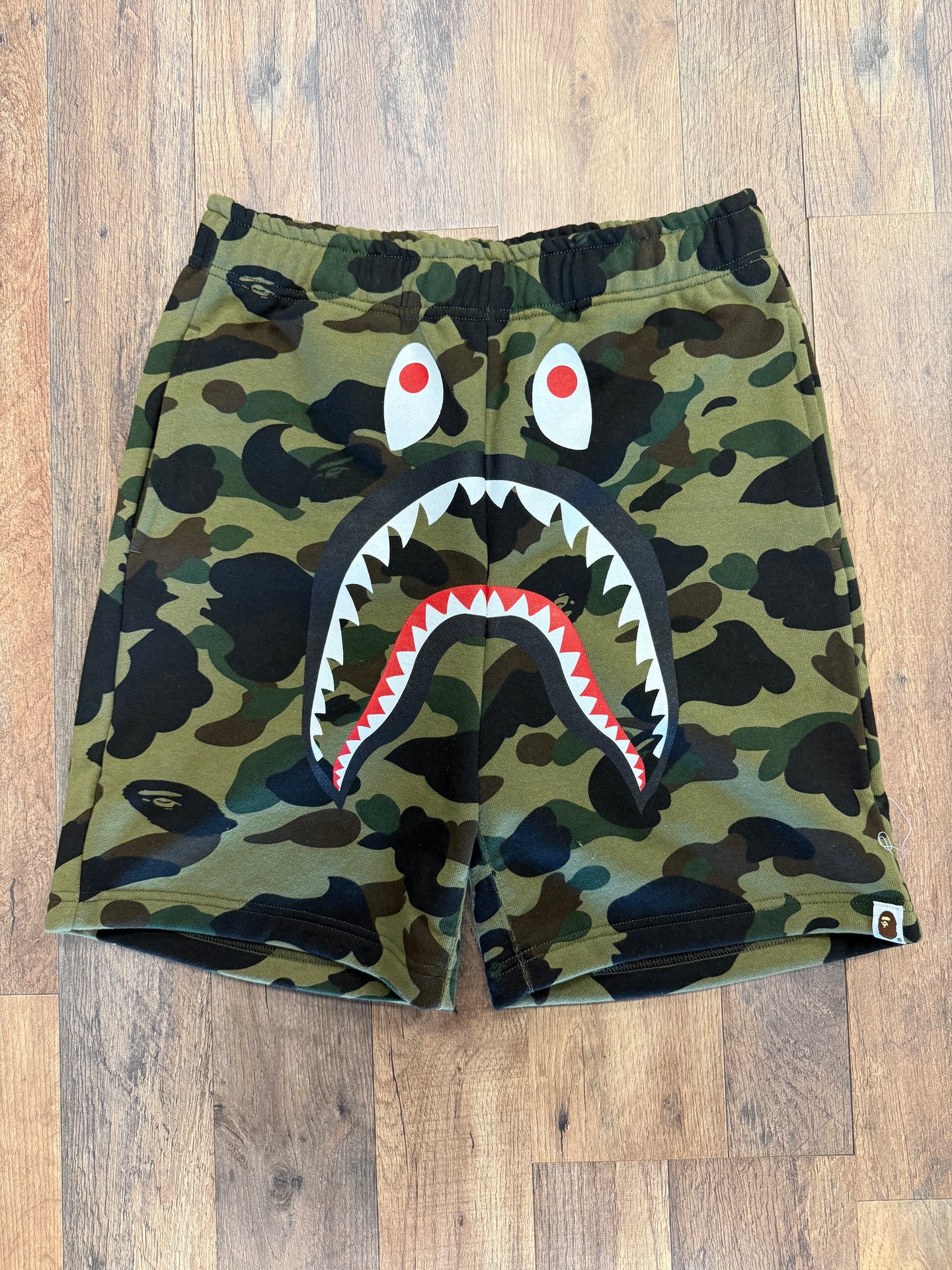 Camo Bape Shorts(Dark Green)