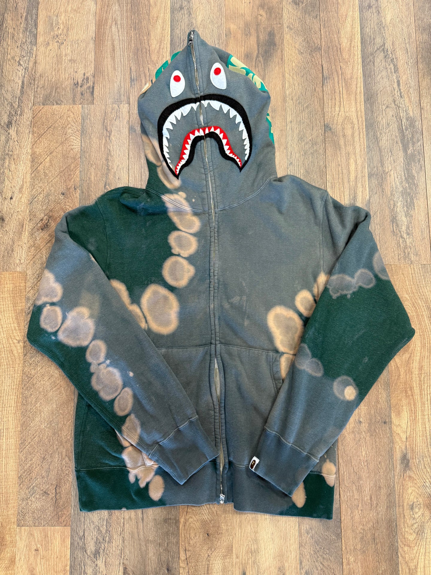 Hand Dye Full Zip Hoodie