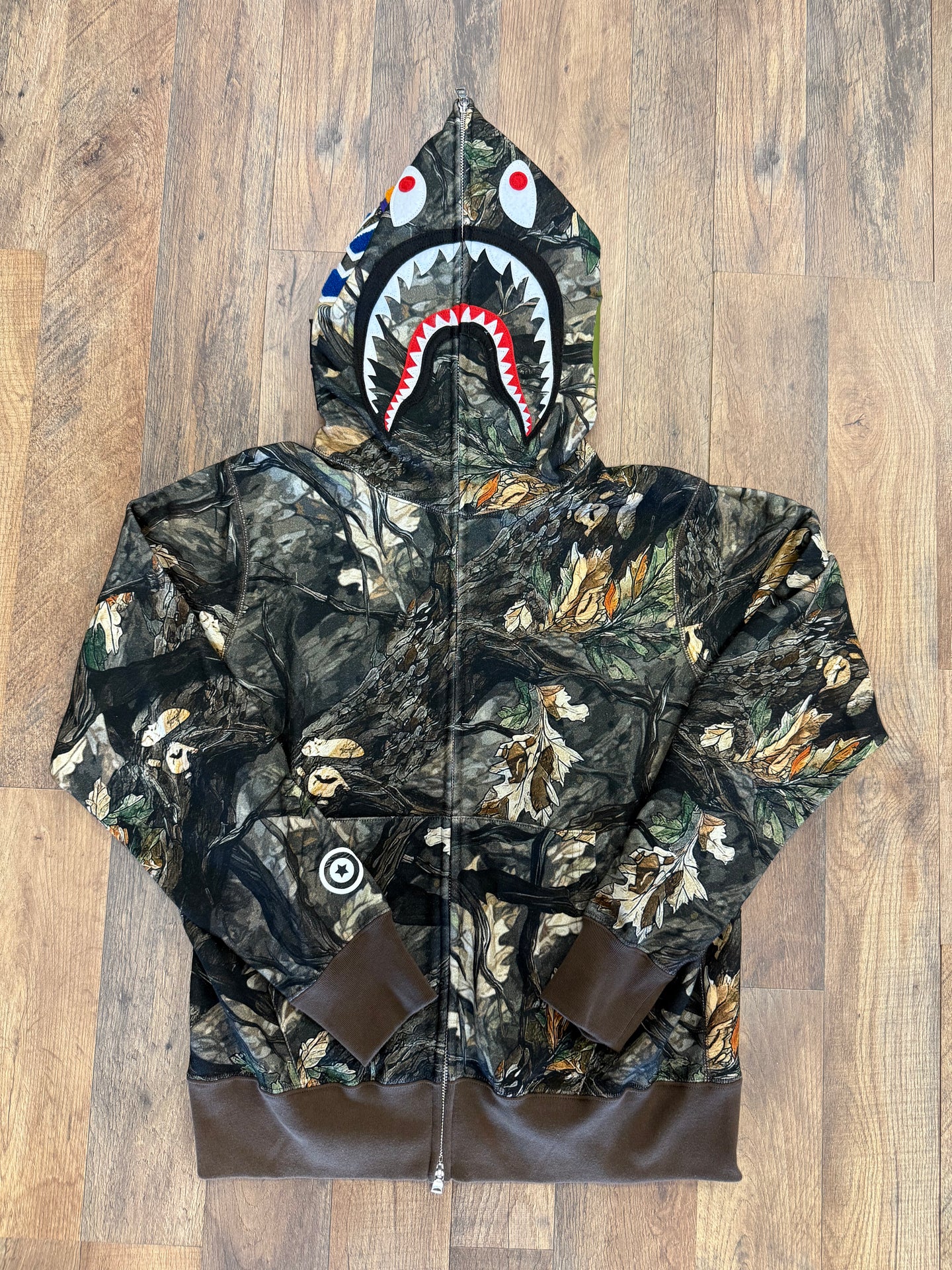 TREE EDGE CAMO SHARK FULL ZIP HOODIE MENS