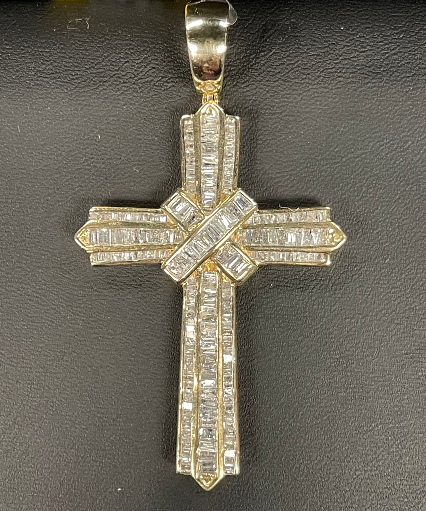 10k Gold Diamond Cross