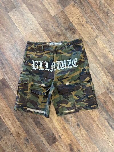 Billionwaze Camo Shorts