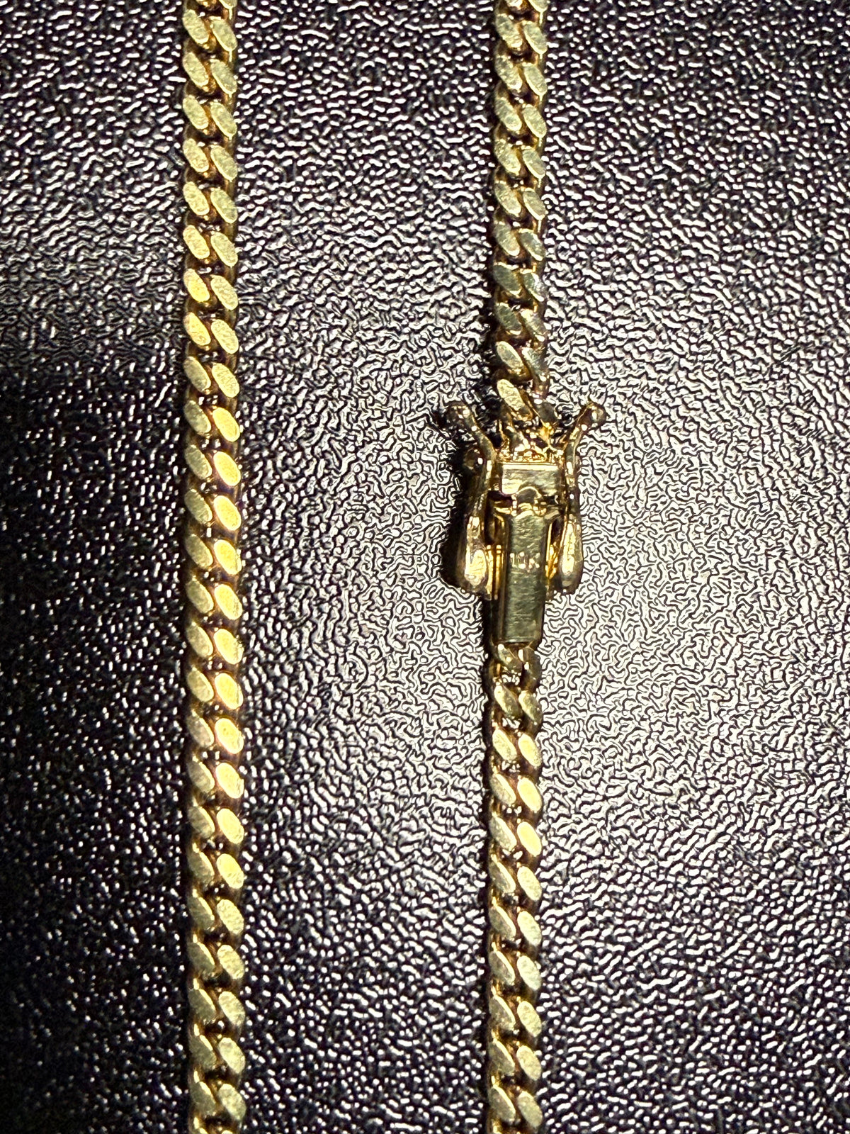 10k Solid Gold 3mm Miami Cuban Link Chain
