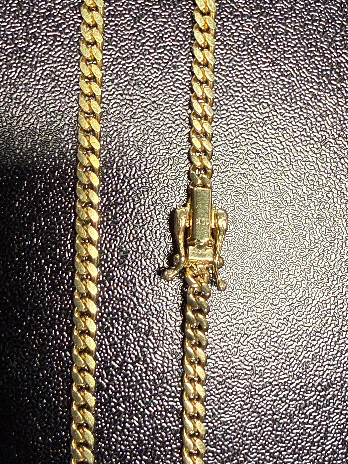 10k Solid Gold 3mm Miami Cuban Link Chain
