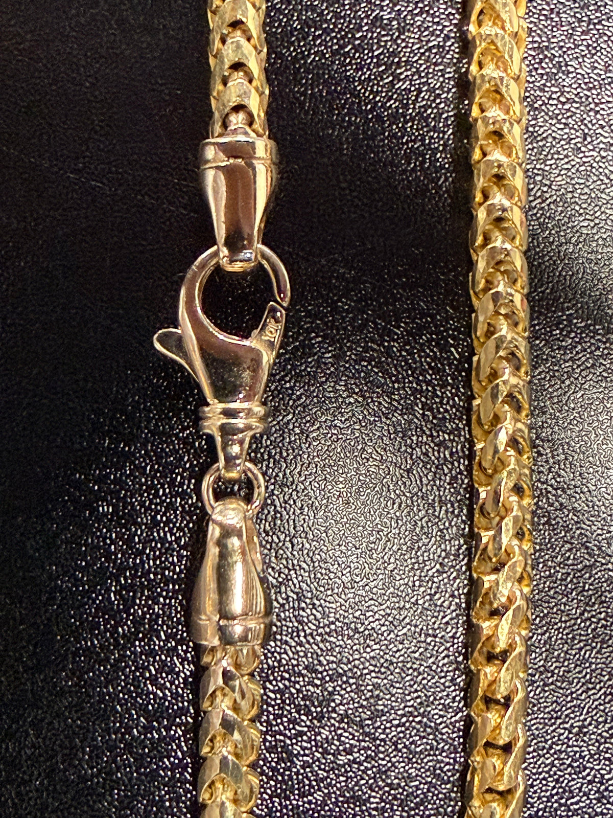 10K Solid Gold 5.5mm Round Franco Chain