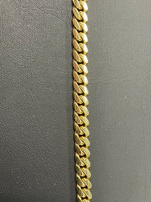 10k Gold Miami Cuban