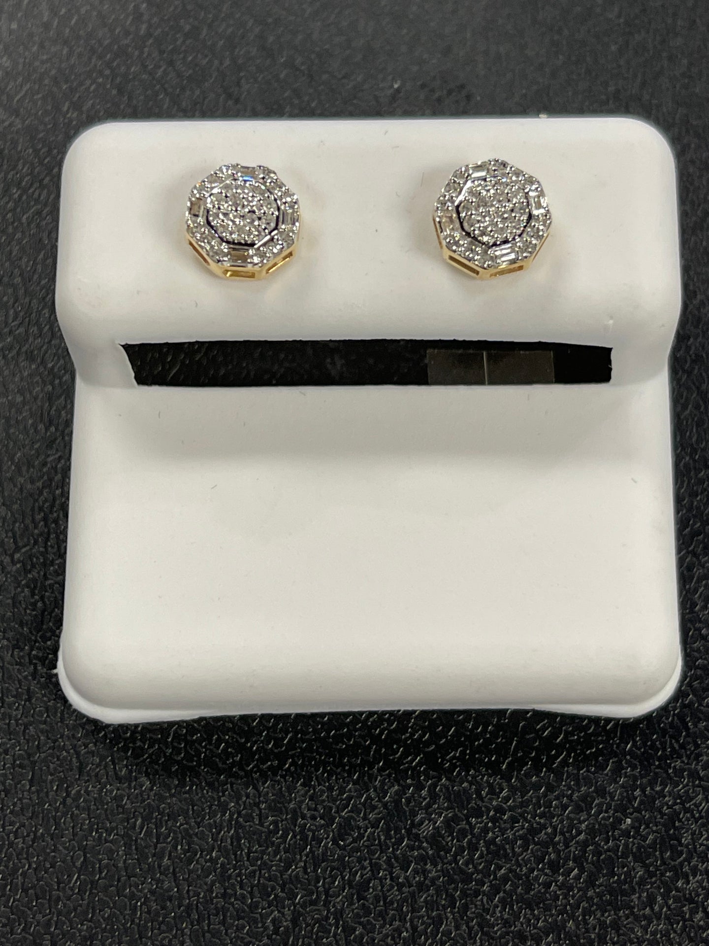 10k Gold Diamond Earrings