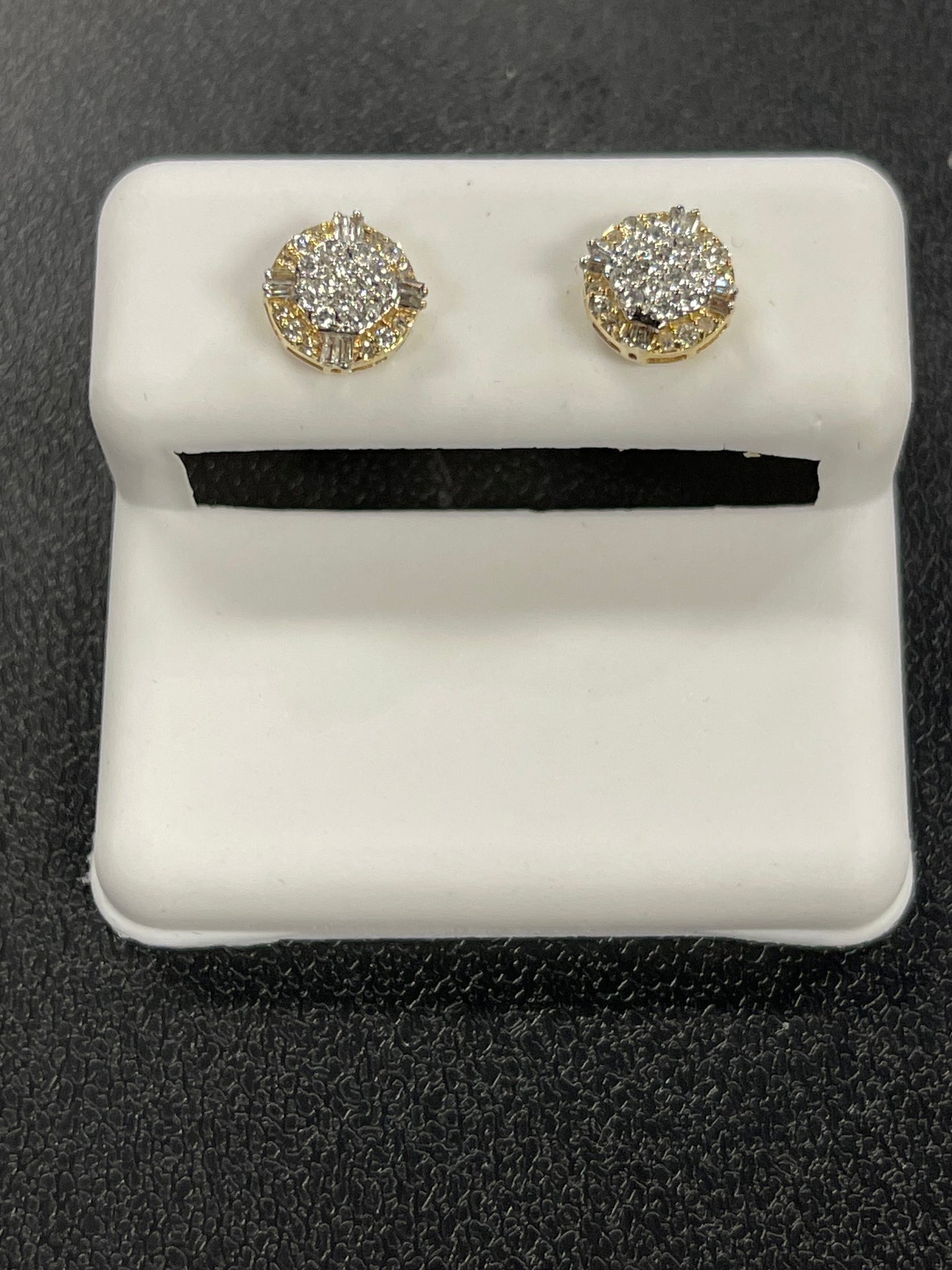 10k Gold Diamond Earrings
