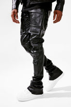 Load image into Gallery viewer, ROSS STACKED - THRILLER CARGO PANTS (BLACK)

