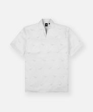 Load image into Gallery viewer, JACQUARD TERRY JOHNNY COLLAR POLO
