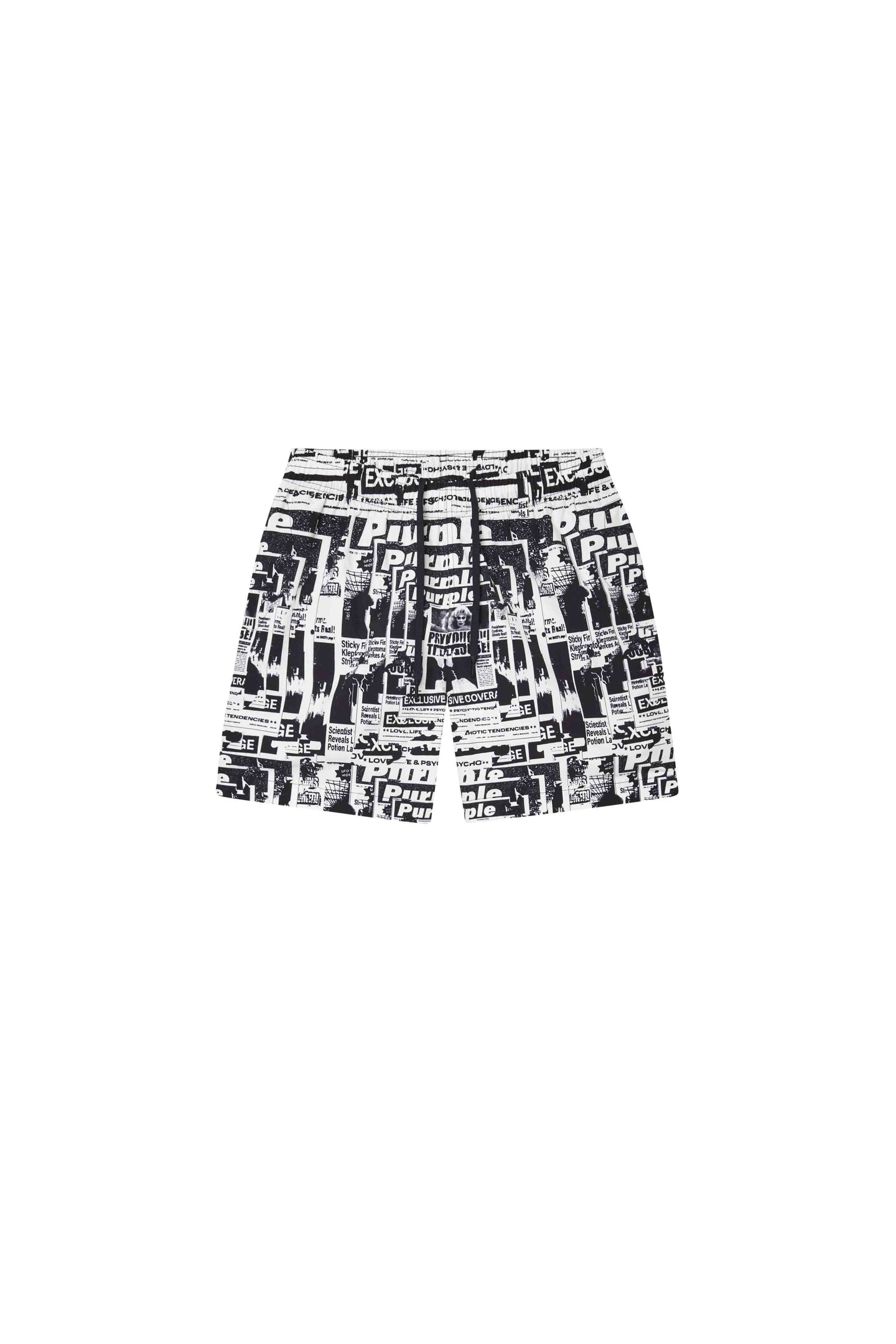 Tabloid Swim Shorts