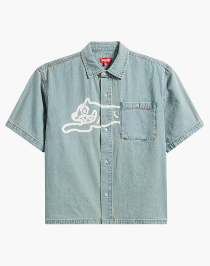 Icecream Shirt - Blue Dog SS Woven Shirt - Blueberry Haze - 451-3601