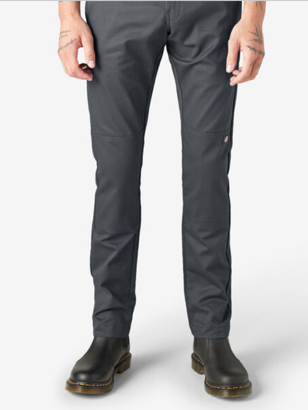 Skinny Fit Double Knee Work Pants