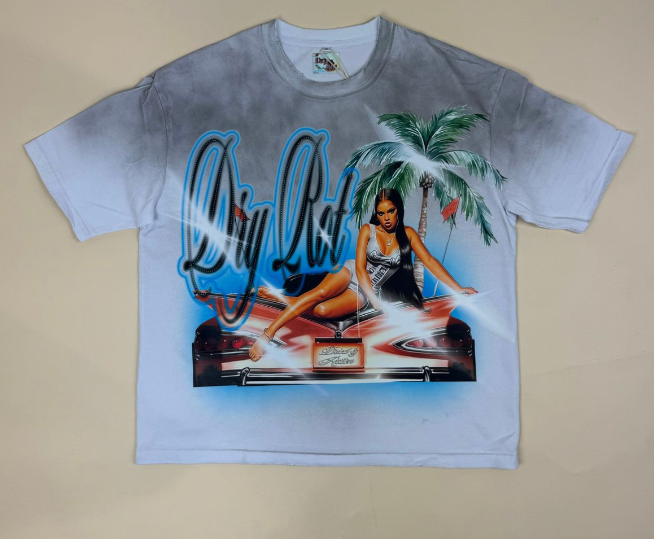 DRY ROT TAIL OF TWO CITIES TEE WHITE
