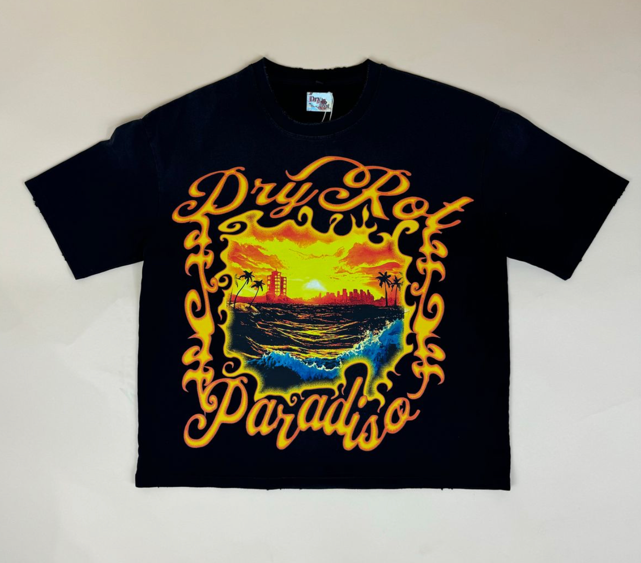 DRY ROT FAIRY TAIL TEE BLACK