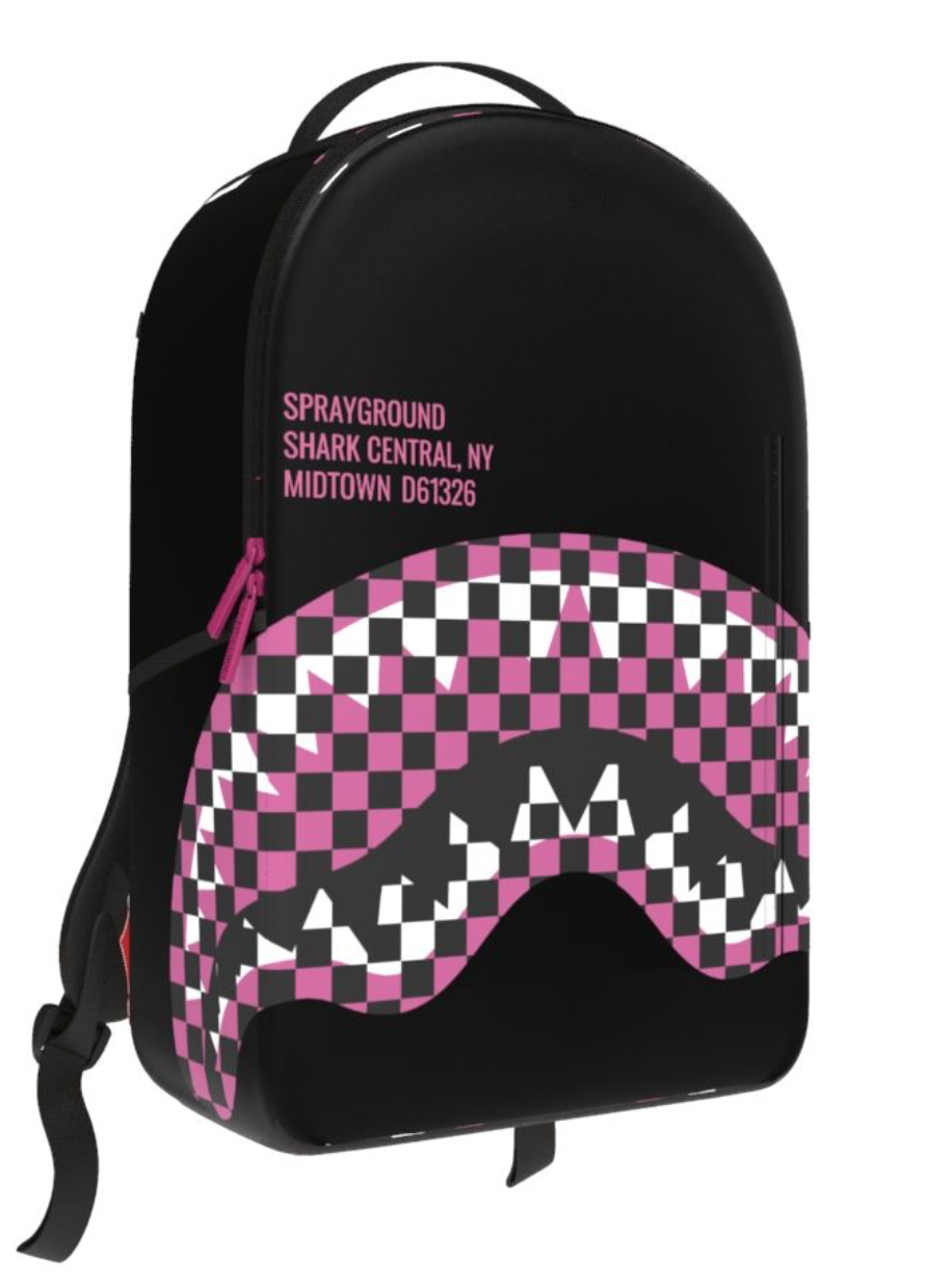 SHARK CENTRAL BREAKUP CHECK SORBET GREY BACKPACK