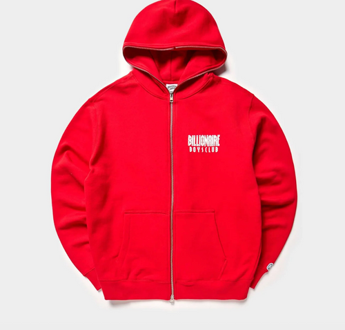 BB Astro Zip Hoodie- Red