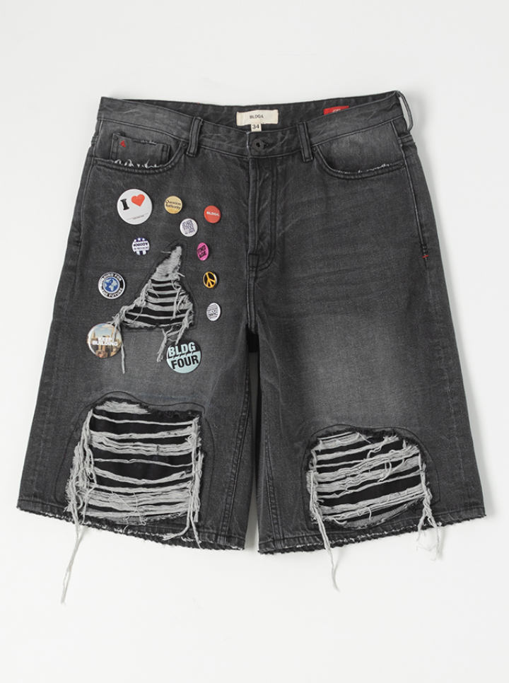 PIN BOY BLACK SHORT