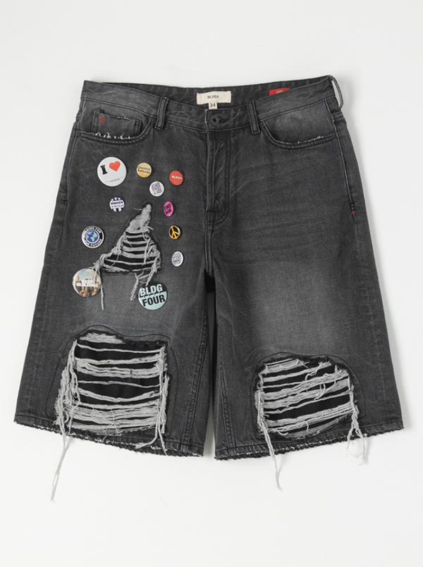 PIN BOY BLACK SHORT