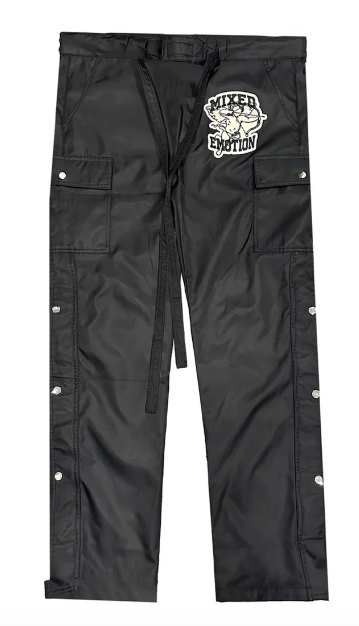 Black “Angel” Nylon Cargos