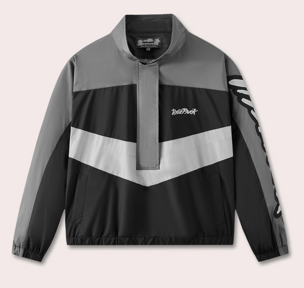Street Team Windbreaker Jacket - Black