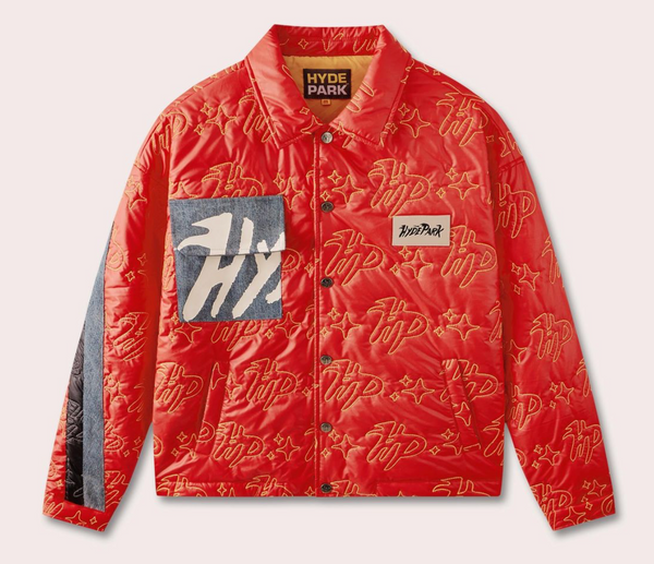 Moto Racer Coach Jacket - Red