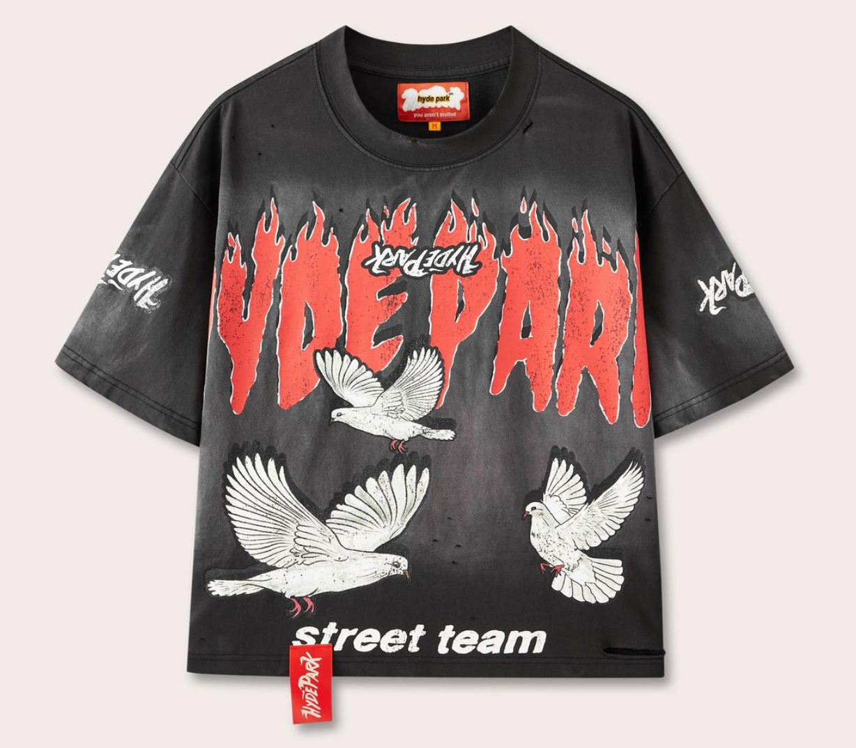 Dover Street Team Tee - Red Black