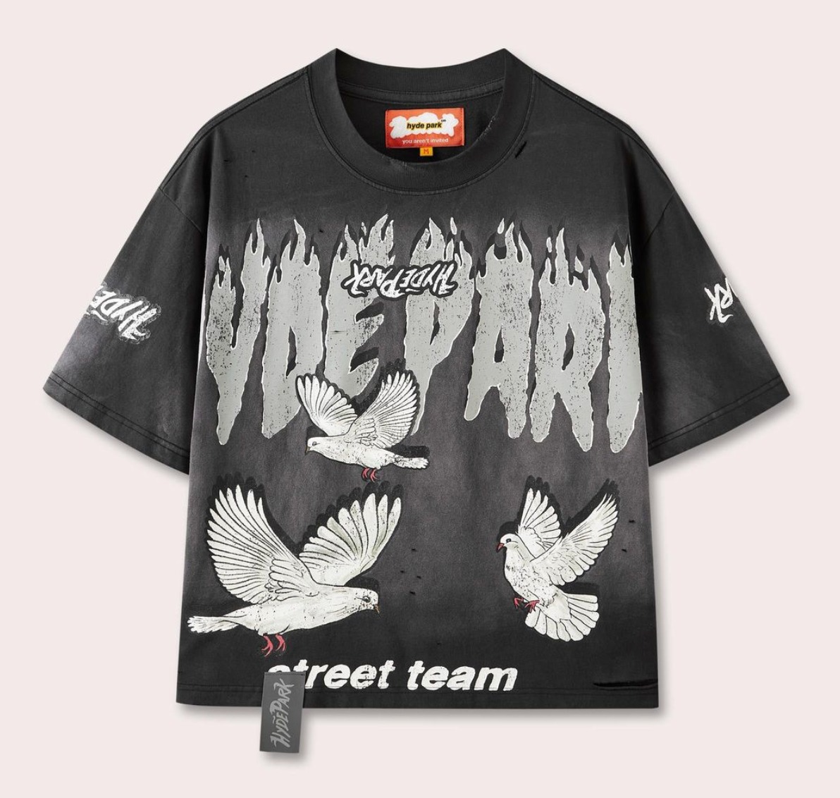 Dover Street Team Tee - Black Gray