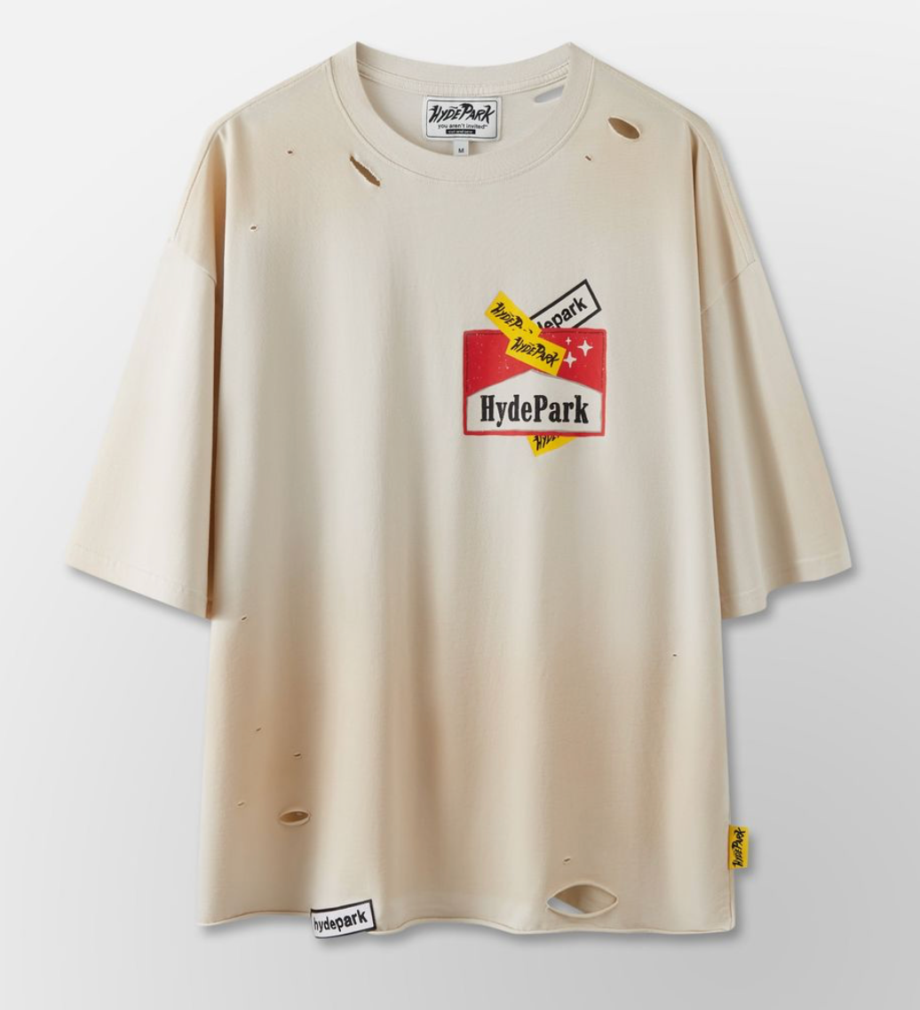 Ciggy Cig Tee - Cream
