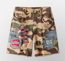 Load image into Gallery viewer, Pockets Everywear Camo Shorts - Camo Green
