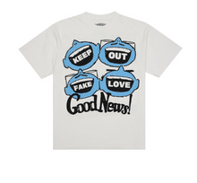 Load image into Gallery viewer, LOUD MOUTHS - BLANC WHITE - OVERSIZED BOX S/S TEE
