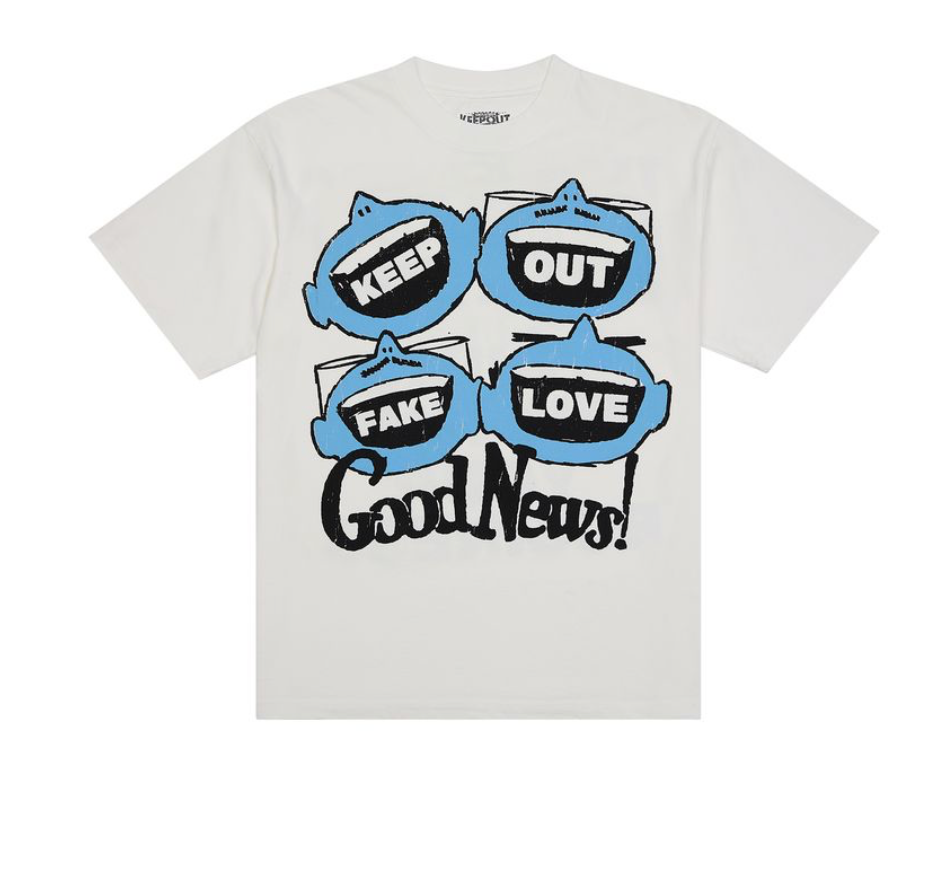 LOUD MOUTHS - BLANC WHITE - OVERSIZED BOX S/S TEE