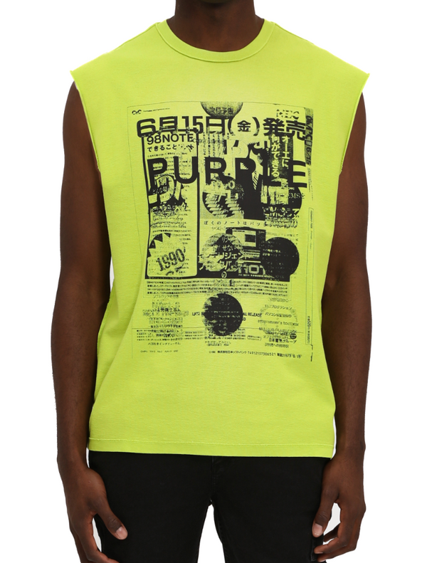Textured Jersey Sleeveless