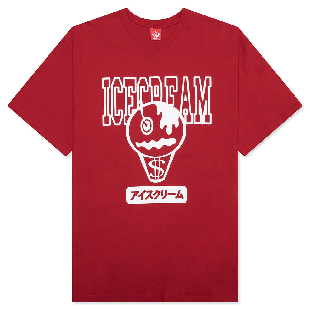 ICECREAM SPLAT S/S TEE - HAUTE RED