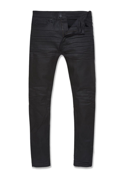 SLIM TAPER FIT - SMOOTH CRIMINAL DENIM (JET BLACK) - SEAN COLLECTION