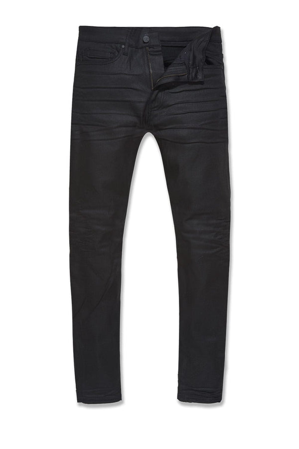 SLIM TAPER FIT - SMOOTH CRIMINAL DENIM (JET BLACK) - SEAN COLLECTION
