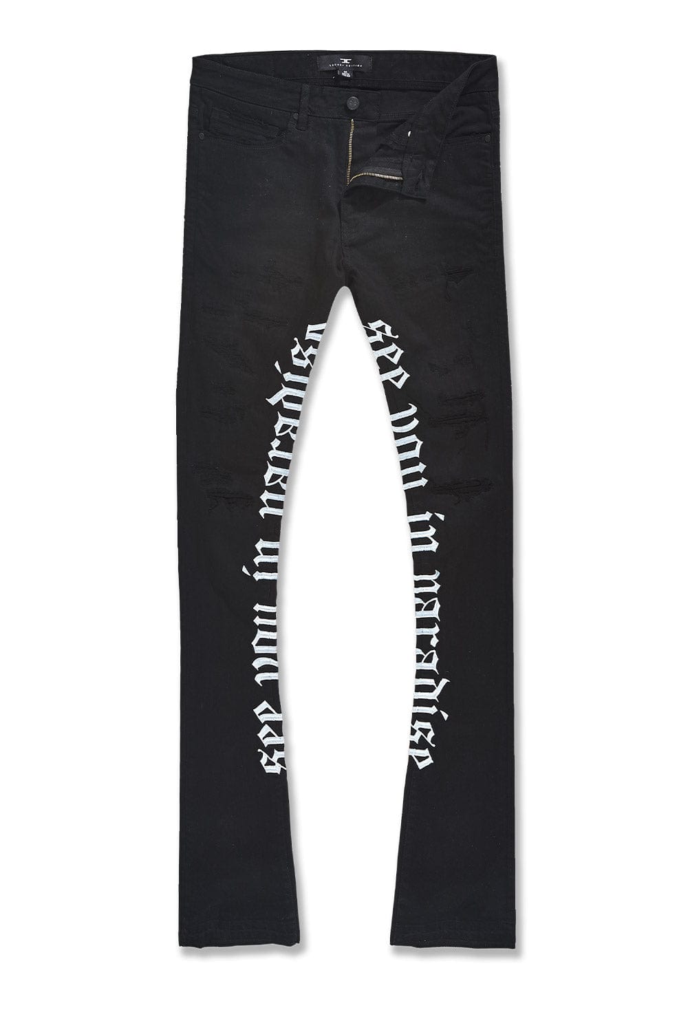 MARTIN STACKED - SEE YOU IN PARADISE DENIM (JET BLACK)