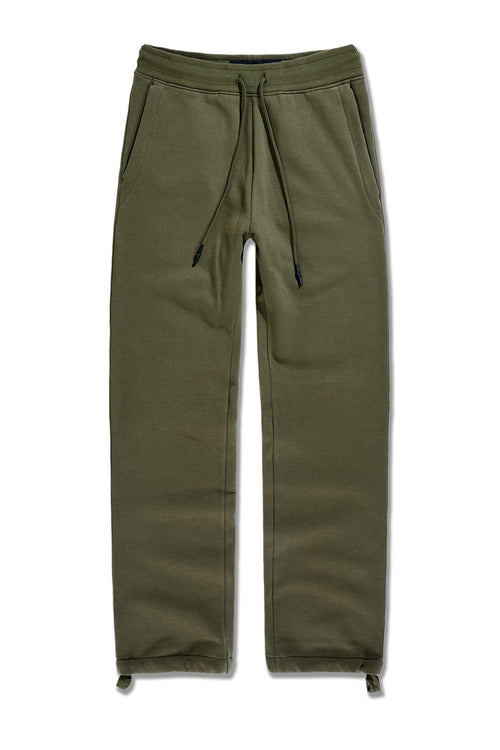 UPTOWN LOOSE FIT SWEATPANTS(OLIVE)
