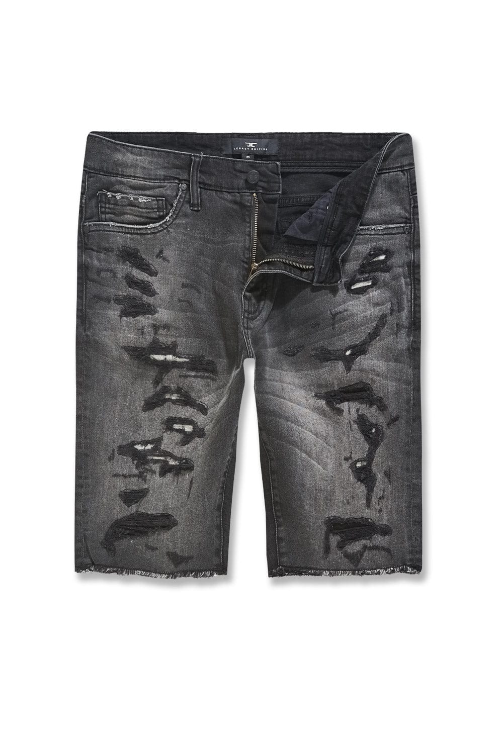 OG - ARLINGTON DENIM SHORTS(BLACK SHADOW)