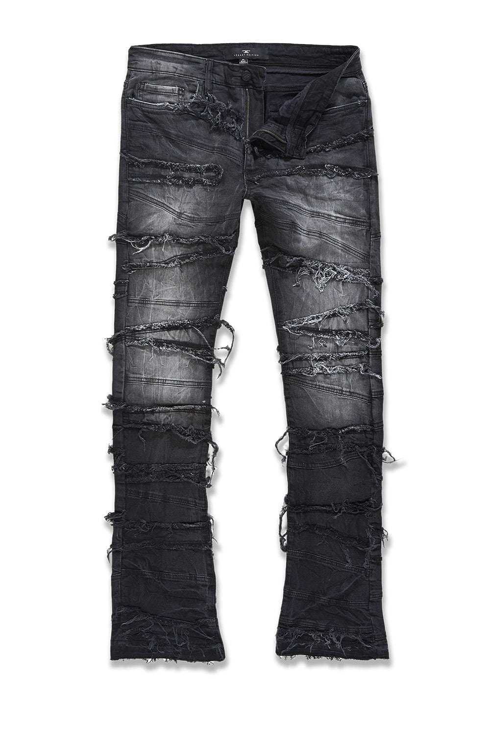 SEAN STACKED - PSYCHOSIS DENIM (BLACK SHADOW)