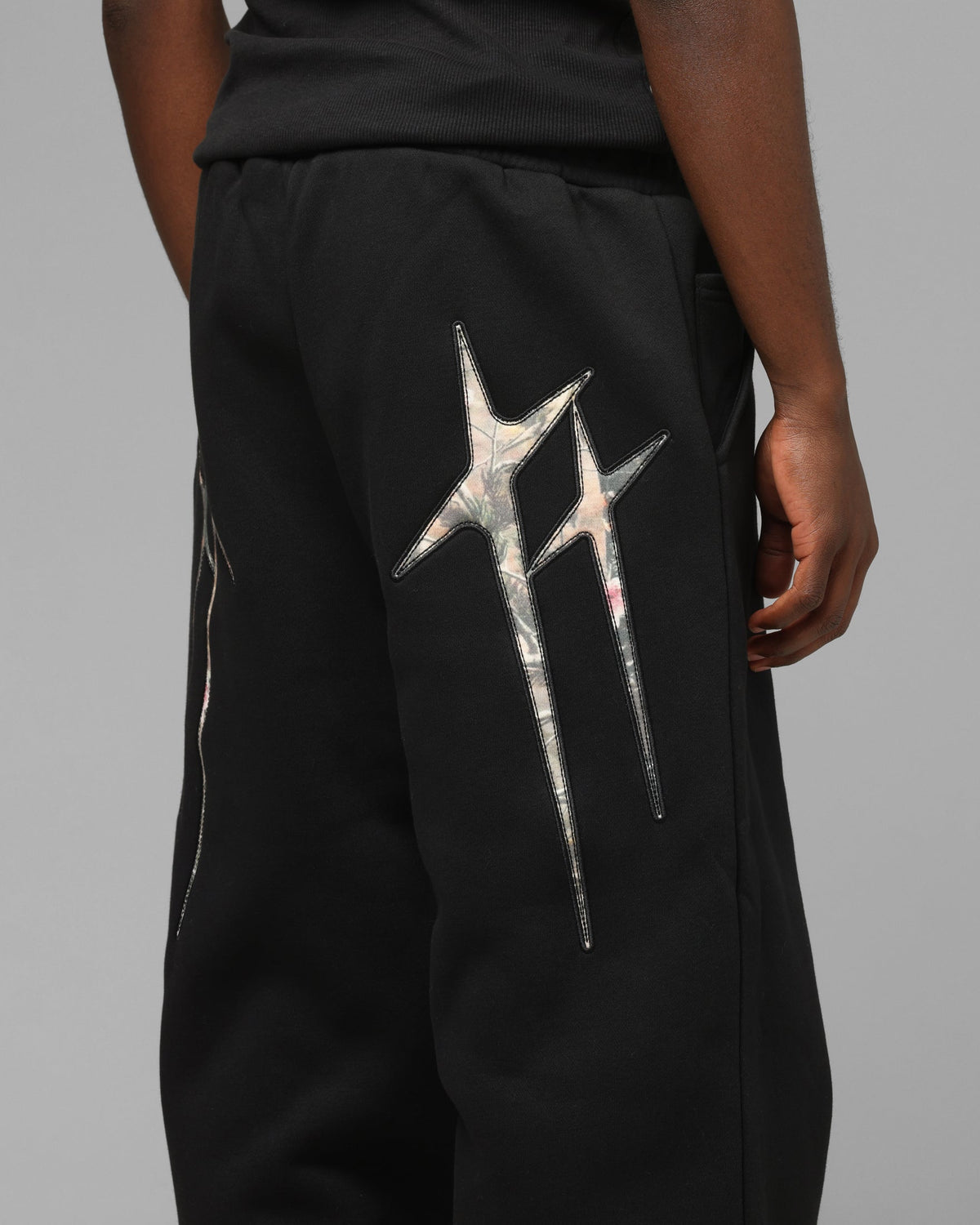 LOITER PREMIUM HYBRID SWEAT PANTS BLACK/CAMO