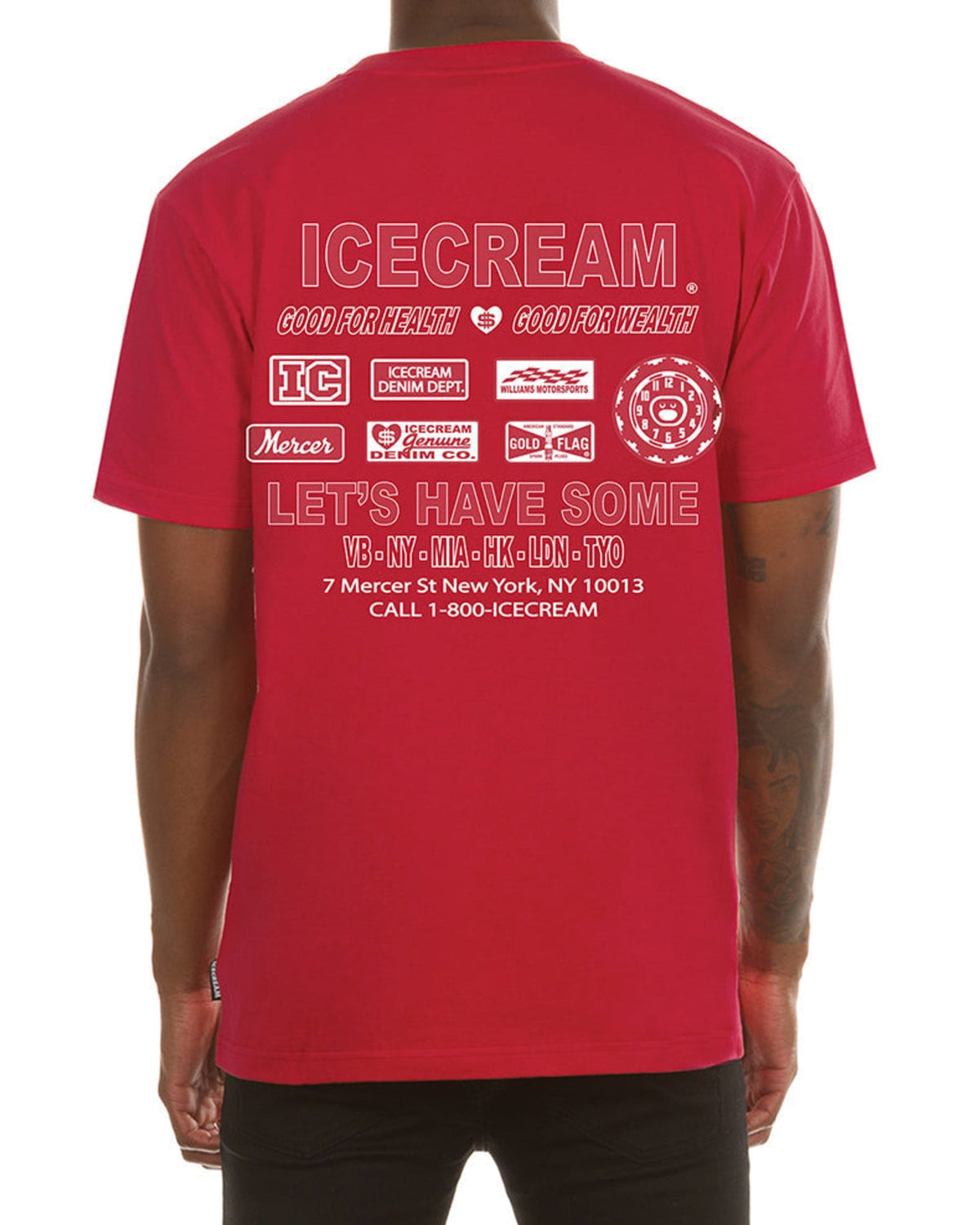 ICECREAM Phantom SS Tee - American Beauty
