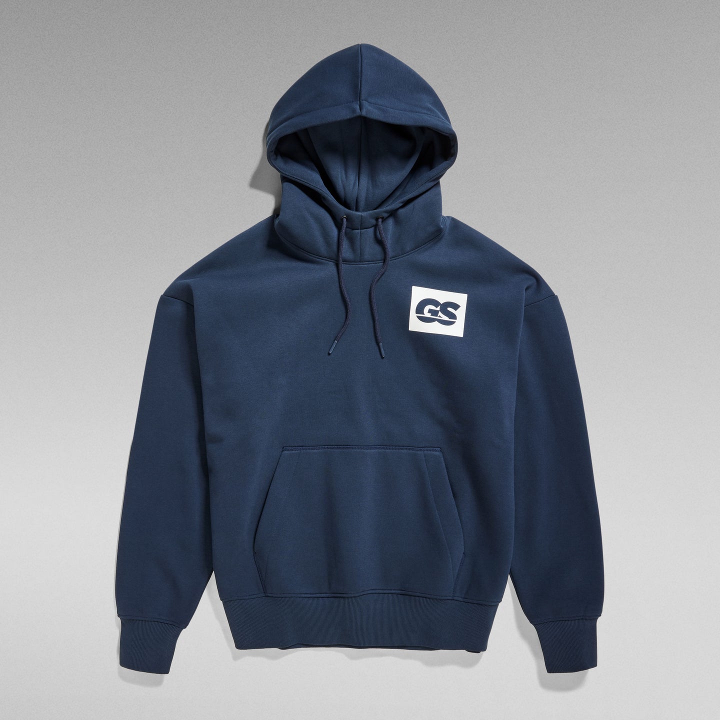 GS RAW BACK GRAPHIC LOOSE HOODIE