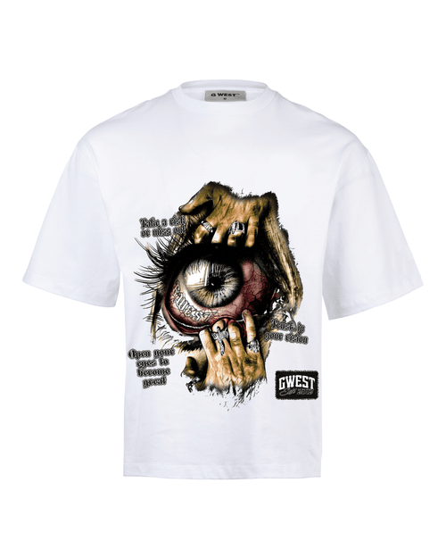 G WEST AWAKEN EYES OVERSIZED MEN'S T-SHIRT
