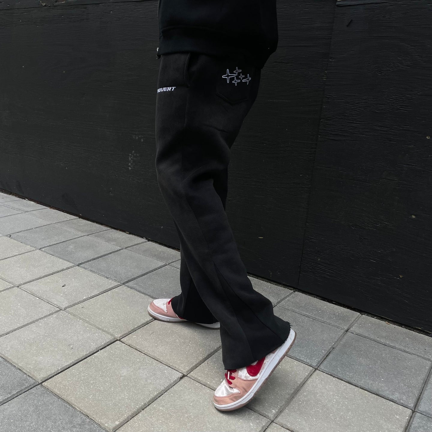 FLARE COAL SWEATPANTS