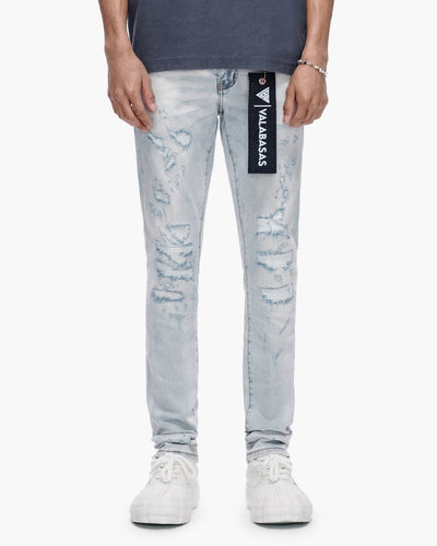 VALABASAS LEADER SKINNY LIGHT BLUE WASH
