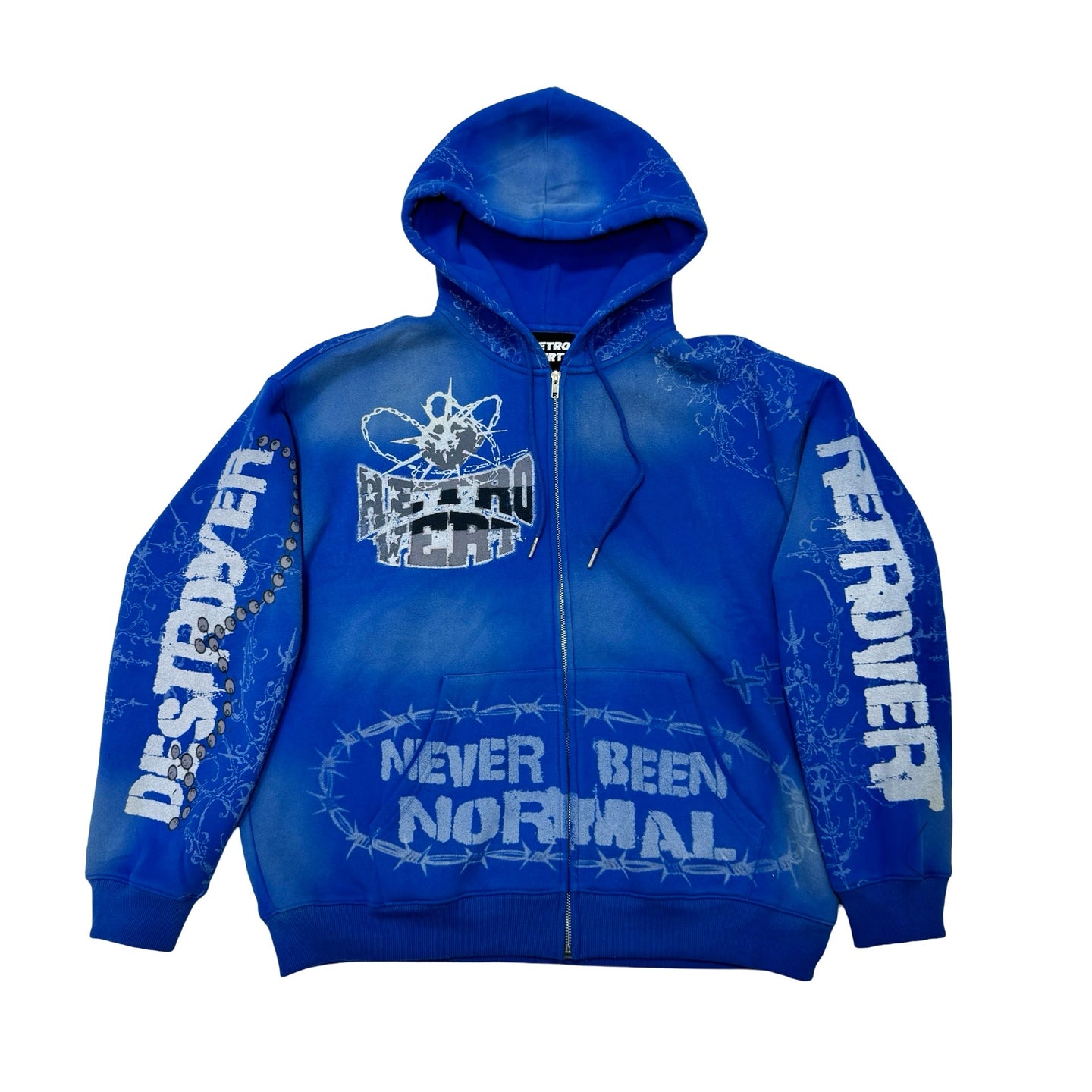 DESTROYER MATCHING ZIP-UP BLUE