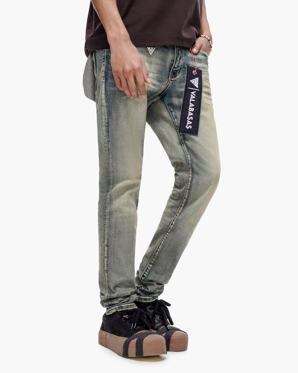 VALABASAS  SLEDGE VINTAGE BLUE SKINNY